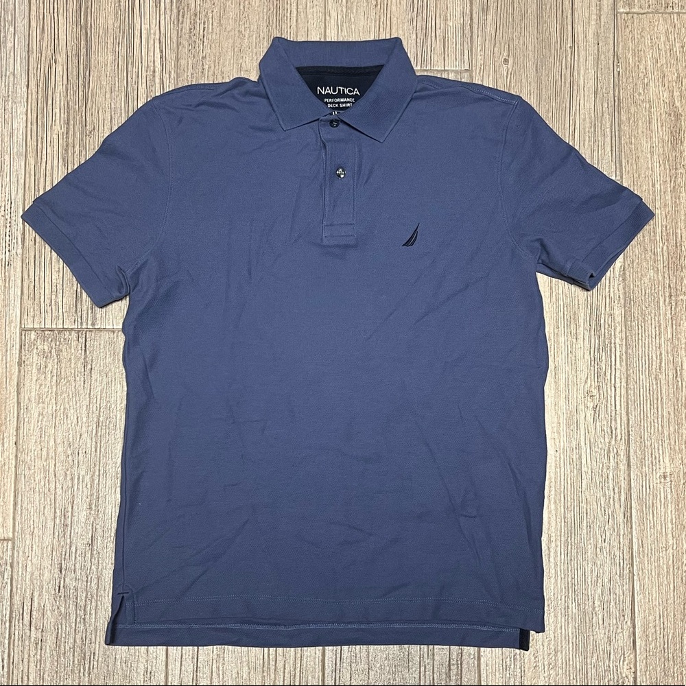 Nautica Polo Shirt Blue - Size S